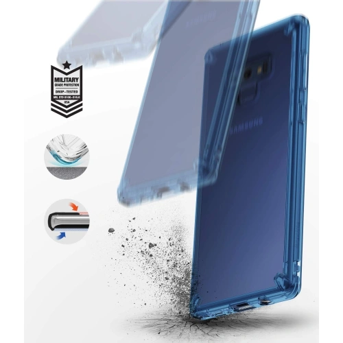 Kup Etui Ringke Fusion Samsung Galaxy Note 9 Aqua Kék - RGK734BLU - {ean13} - Sklep Home Screen