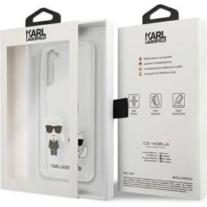 Kup Etui Karl Lagerfeld KLHCS21MCKTR Samsung Galaxy S21+ Plus hardcase Transparent Karl & Choupette - KLD479CL - {ean13} - Sklep Home Screen