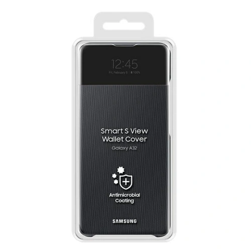 Kup Etui Samsung Galaxy A32 LTE EF-EA325PB černý/black S View Wallet Cover - SMG402BLK - {ean13} - Sklep Home Screen