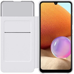 Kup Etui Samsung Galaxy A32 LTE EF-EA325PW alb/white S View Wallet Cover - SMG403WHT - {ean13} - Sklep Home Screen