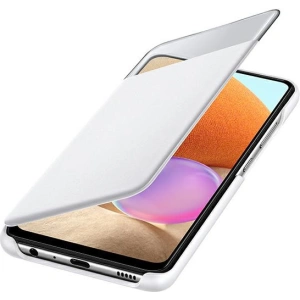 Kup Etui Samsung Galaxy A32 LTE EF-EA325PW alb/white S View Wallet Cover - SMG403WHT - {ean13} - Sklep Home Screen