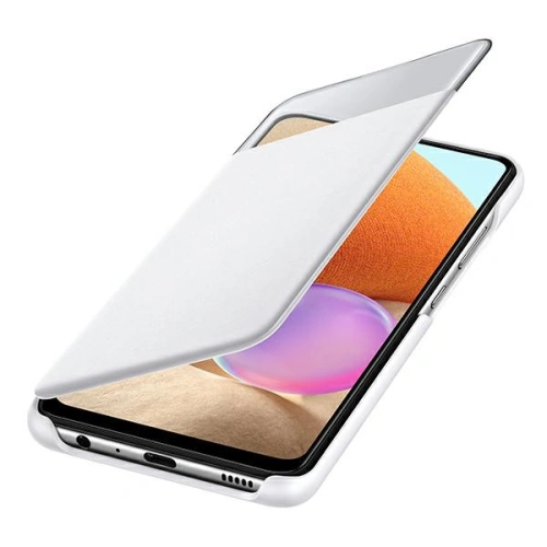 Kup Samsung Gehäuse Galaxy A32 LTE EF-EA325PW weiß/weiß S View Wallet Cover - SMG403WHT - {ean13} - Sklep Home Screen