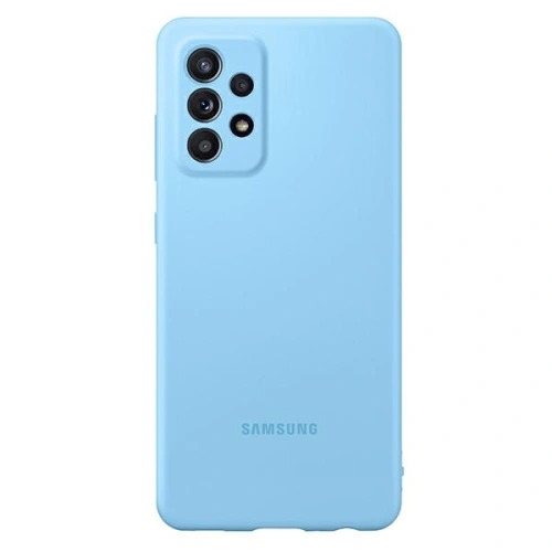 Kup Etui Samsung Galaxy A52/A52s EF-PA525TL albastru/blue Silicone Cover - SMG405BLU - {ean13} - Sklep Home Screen