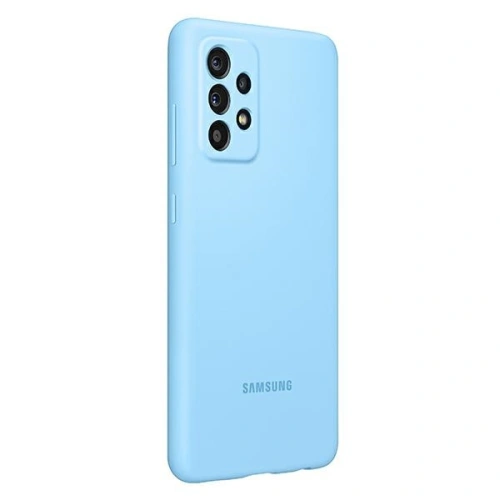 Kup Etui Samsung Galaxy A52/A52s EF-PA525TL albastru/blue Silicone Cover - SMG405BLU - {ean13} - Sklep Home Screen