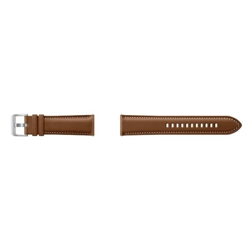 Buy Samsung Galaxy Watch 22mm ET-SLR84LAEGEU Stitch Leather Strap brown - SMG415BR - {ean13} - Home Screen Store Europe