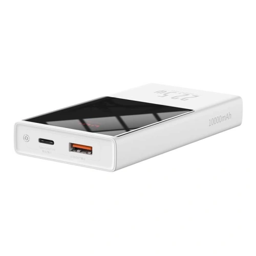 Kup Powerbank Baseus Super Mini, 10000mAh, USB + USB-C, SCP, QC 3.0, PD, 22.5W (bílý) - BSU2677WHT - {ean13} - Sklep Home Screen