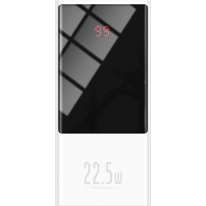 Powerbank Baseus Super Mini, 20000mAh, USB + USB-C, SCP, QC 3.0, PD, 22.5W (biały)