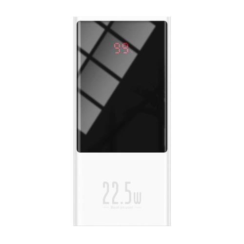 Buy Powerbank Baseus Super Mini, 20000mAh, USB + USB-C, SCP, QC 3.0, PD, 22.5W (white) - BSU2678WHT - {ean13} - Home Screen Store Europe