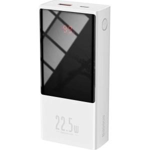 Powerbank Baseus Super Mini, 20000mAh, USB + USB-C, SCP, QC 3.0, PD, 22.5W (biały)