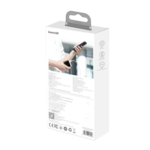Buy Powerbank Baseus Super Mini, 20000mAh, USB + USB-C, SCP, QC 3.0, PD, 22.5W (white) - BSU2678WHT - {ean13} - Home Screen Store Europe