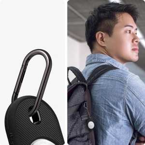 Etui Caseology Vault Apple AirTag Negru