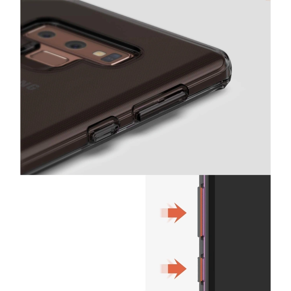 Etui Ringke Air Samsung Galaxy Note 9 Smoke Black