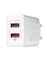 Kup Szybka ładowarka sieciowa Baseus Speed Mini 2xUSB QC 3.0 18W (biała) - BSU1650WHT - {ean13} - Sklep Home Screen