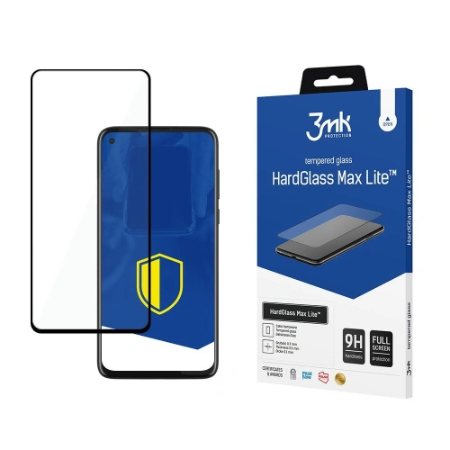 Kup 3MK Gehärtetes Glas HardGlass Max Lite Motorola Moto G Power schwarz - 3MK1657 - {ean13} - Sklep Home Screen