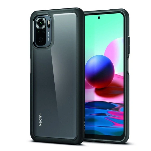 Kup Spigen Case Ultra Hybrid Redmi Note 10/10S Mattschwarz - SPN1607BLK - {ean13} - Sklep Home Screen