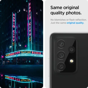 Kup Spigen Samsung Gehärtetes Kameraglas Optik Kameraobjektiv Galaxy A72 Schwarz - SPN1608BLK - {ean13} - Sklep Home Screen
