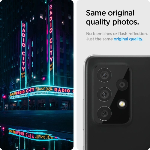 Kup Tvrzené sklo na aparat Spigen Optik Camera Lens Samsung Galaxy A72 Black - SPN1608BLK - {ean13} - Sklep Home Screen