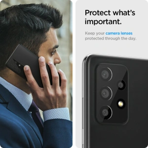 Kup Spigen Samsung Gehärtetes Kameraglas Optik Kameraobjektiv Galaxy A72 Schwarz - SPN1608BLK - {ean13} - Sklep Home Screen