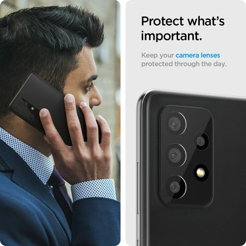 Buy Spigen Optik Camera Lens Samsung Galaxy A72 Black - SPN1608BLK - {ean13} - Home Screen Store Europe