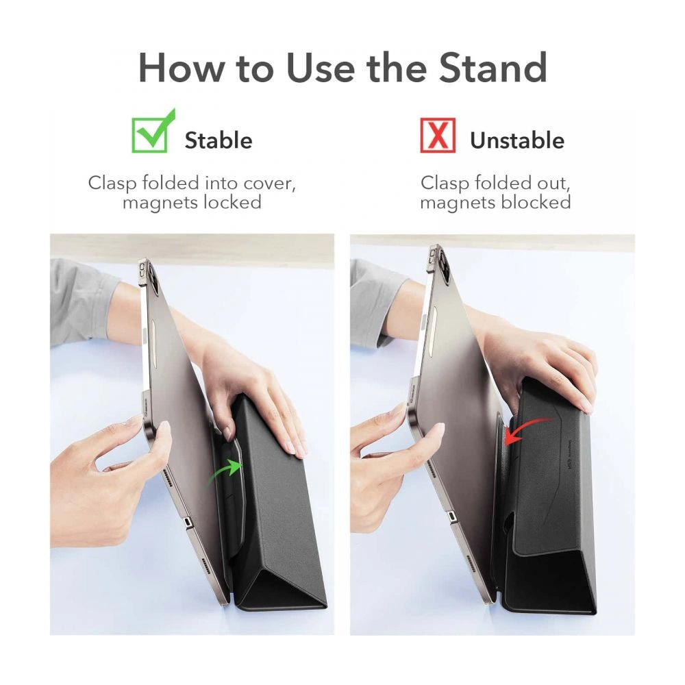 Etui ESR Ascend Trifold Apple iPad Pro 11 2020/2021 (2. i 3. generacji) Rose Gold