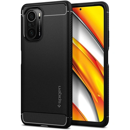 Kup Spigen Xiaomi Tasche Rugged Armor Mi 11i/POCO F3 Mattschwarz - SPN1609BLK - {ean13} - Sklep Home Screen