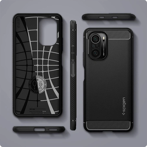 Kup Etui Spigen Rugged Armor Xiaomi Mi 11i/POCO F3 Matte Black - SPN1609BLK - {ean13} - Sklep Home Screen