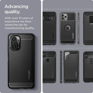 Kup Etui Spigen Rugged Armor Xiaomi Mi 11i/POCO F3 Matte Black - SPN1609BLK - {ean13} - Sklep Home Screen