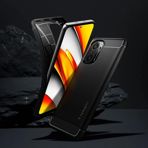 Kup Etui Spigen Rugged Armor Xiaomi Mi 11i/POCO F3 Matte Black - SPN1609BLK - {ean13} - Sklep Home Screen