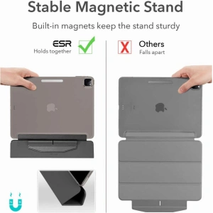 Kup Etui ESR Ascend Trifold Apple iPad Pro 12.9 2021 (5. generacji) Grey + Szkło hartowane - ESR311GRY - {ean13} - Sklep Home Screen