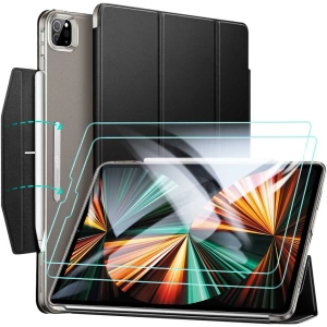 Kup Etui ESR Ascend Trifold Apple iPad Pro 12.9 2021 (5. generacji) Black + Szkło hartowane - ESR312GRY - {ean13} - Sklep Home Screen
