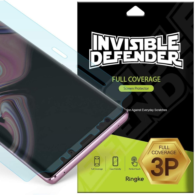 Folia Ringke Invisible Defender Samsung Galaxy Note 9 Case Friendly
