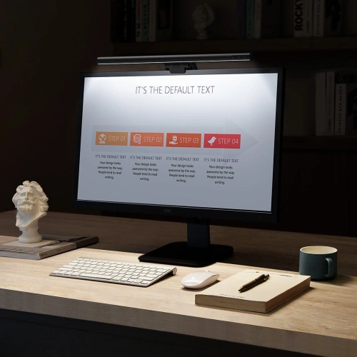 Buy Baseus I-Wok lamp for monitor (black) - BSU1838BLK - {ean13} - Home Screen Store Europe