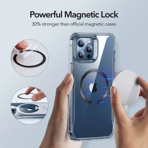 Kup Mágneses gyűrűk ESR Halolock MagSafe Universal Magnetic Gyűrű Fekete és Ezüst - ESR313 - {ean13} - Sklep Home Screen