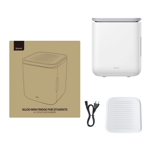Kup Baseus Mini-Kühlschrank Igloo mit Heizfunktion, 6L, 230V (weiß) - BSU2679WHT - {ean13} - Sklep Home Screen