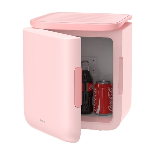 Kup Mini lednička Baseus Igloo s funkcí ohřevu, 6L, 230V (růžová) - BSU2680PNK - {ean13} - Sklep Home Screen