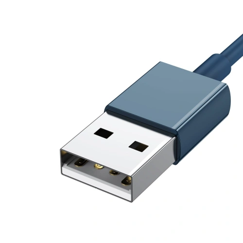 Kup Kabel USB 3w1 Baseus Superior Series, USB do micro USB / USB-C / Lightning, 3.5A, 1.2m (modrý) - BSU2681BLU - {ean13} - Sklep Home Screen