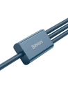 Kup Baseus 1.2m USB 3-in-1-Kabel Superior Series, USB zu micro USB / USB-C / Lightning, 3.5A, (blau) - BSU2681BLU - {ean13} - Sklep Home Screen