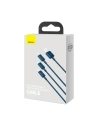 Kup USB kábel 3w1 Baseus Superior Series, USB micro USB / USB-C / Lightning, 3.5A, 1.2m (kék) - BSU2681BLU - {ean13} - Sklep Home Screen