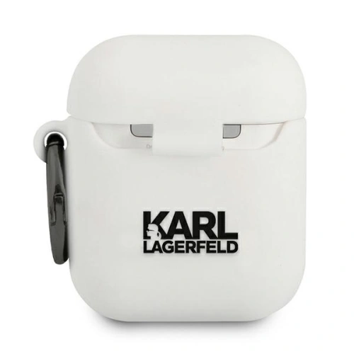 Kup Etui Karl Lagerfeld KLACA2SILCHWH Apple AirPods kryt bílý/white silikon Choupette - KLD481WHT - {ean13} - Sklep Home Screen