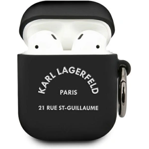 Kup Etui Karl Lagerfeld KLACA2SILRSGBK Apple AirPods cover czarny/black Silicone RSG - KLD482BLK - {ean13} - Sklep Home Screen