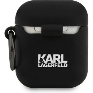 Kup Etui Karl Lagerfeld KLACA2SILRSGBK Apple AirPods cover czarny/black Silicone RSG - KLD482BLK - {ean13} - Sklep Home Screen
