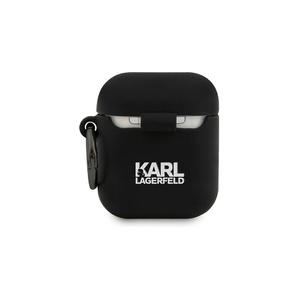 Etui Karl Lagerfeld KLACA2SILRSGBK Apple AirPods cover czarny/black Silicone RSG