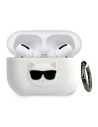 Etui Karl Lagerfeld KLACAPSILCHWH Apple AirPods Pro kryt bílý/white silikon Choupette