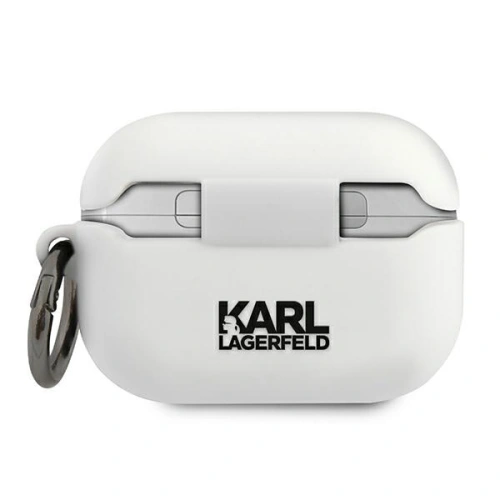 Kup Etui Karl Lagerfeld KLACAPSILCHWH Apple AirPods Pro cover alb/white Silicon Choupette - KLD484WHT - {ean13} - Sklep Home Screen