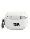 Kup Karl Lagerfeld Apple Tasche KLACAPSILGLWH AirPods Pro Hülle weiß/weiß Silikon Ikonik - KLD485WHT - {ean13} - Sklep Home Screen