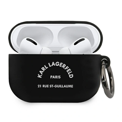Kup Karl Lagerfeld Apple Tasche KLACAPSILRSGBK AirPods Pro Hülle schwarz/schwarz Silikon RSG - KLD486BLK - {ean13} - Sklep Home Screen