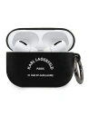 Etui Karl Lagerfeld KLACAPSILRSGBK Apple AirPods Pro cover czarny/black Silicone RSG
