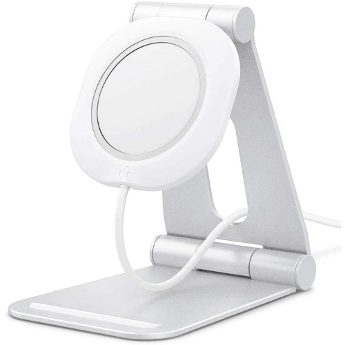 Kup Podstavec pro nabíječku Spigen Magfit S Apple MagSafe Charger Stand White - SPN1615WHT - {ean13} - Sklep Home Screen
