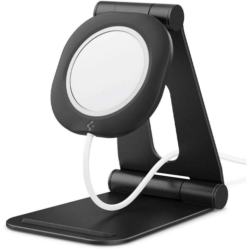 Kup Podstawka do ładowarki Spigen Magfit S Apple MagSafe Charger Stand Black - SPN1616BLK - {ean13} - Sklep Home Screen