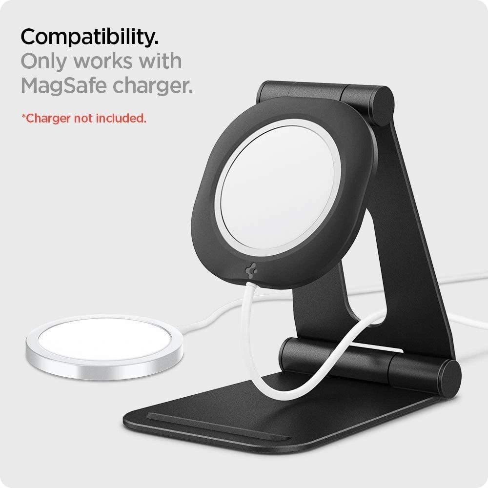 Podstawka do ładowarki Spigen Magfit S Apple MagSafe Charger Stand Black